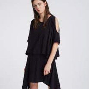 All Saints Ella Fifi Tiered dress in black